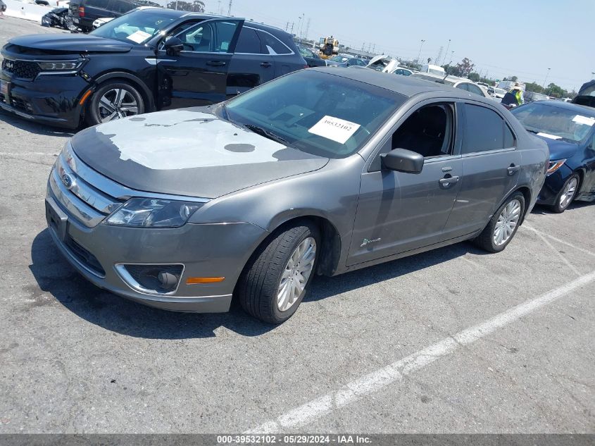 2012 Ford Fusion Hybrid VIN: 3FADP0L37CR176721 Lot: 39532102