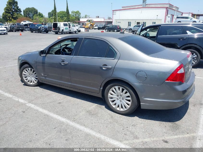 2012 Ford Fusion Hybrid VIN: 3FADP0L37CR176721 Lot: 39532102