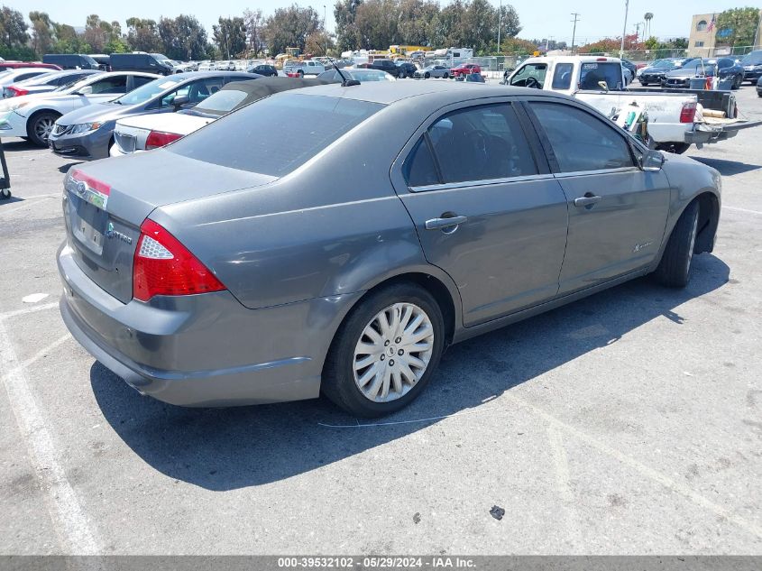 2012 Ford Fusion Hybrid VIN: 3FADP0L37CR176721 Lot: 39532102