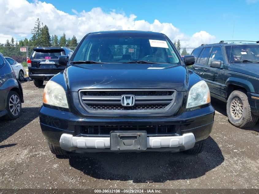 2003 Honda Pilot Ex-L VIN: 2HKYF18713H583193 Lot: 39532106