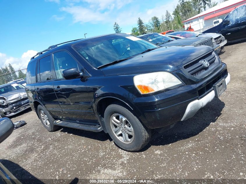 2003 Honda Pilot Ex-L VIN: 2HKYF18713H583193 Lot: 39532106