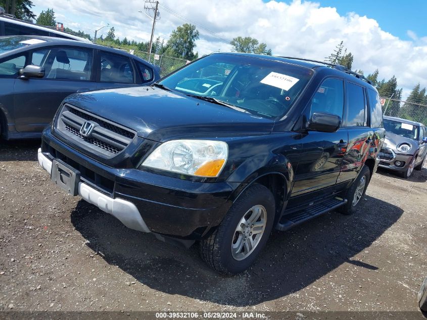 2003 Honda Pilot Ex-L VIN: 2HKYF18713H583193 Lot: 39532106