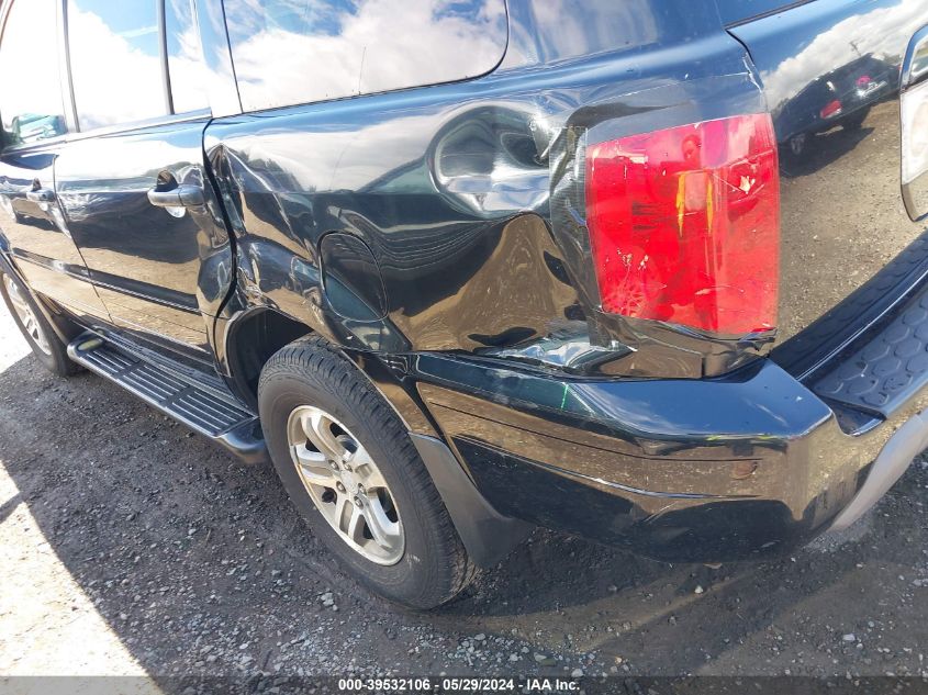 2003 Honda Pilot Ex-L VIN: 2HKYF18713H583193 Lot: 39532106