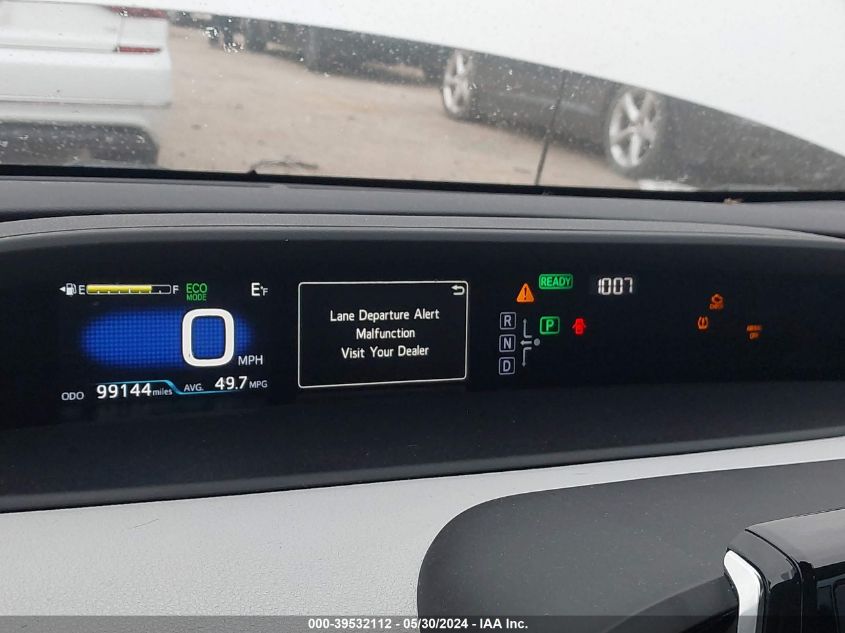 2018 Toyota Prius Four VIN: JTDKARFU3J3545971 Lot: 39532112