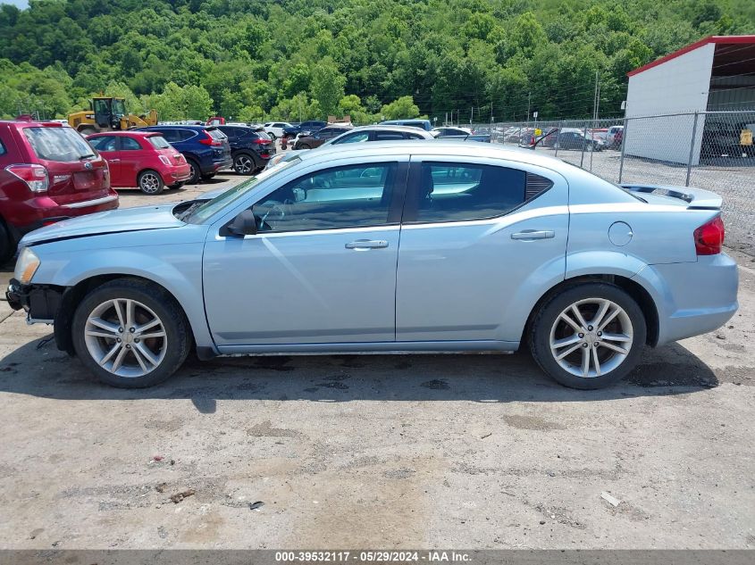 2013 Dodge Avenger Se V6 VIN: 1C3CDZAG6DN502705 Lot: 39532117