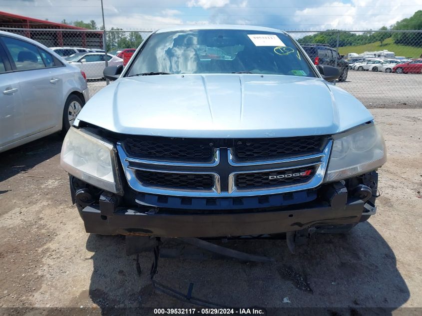 2013 Dodge Avenger Se V6 VIN: 1C3CDZAG6DN502705 Lot: 39532117