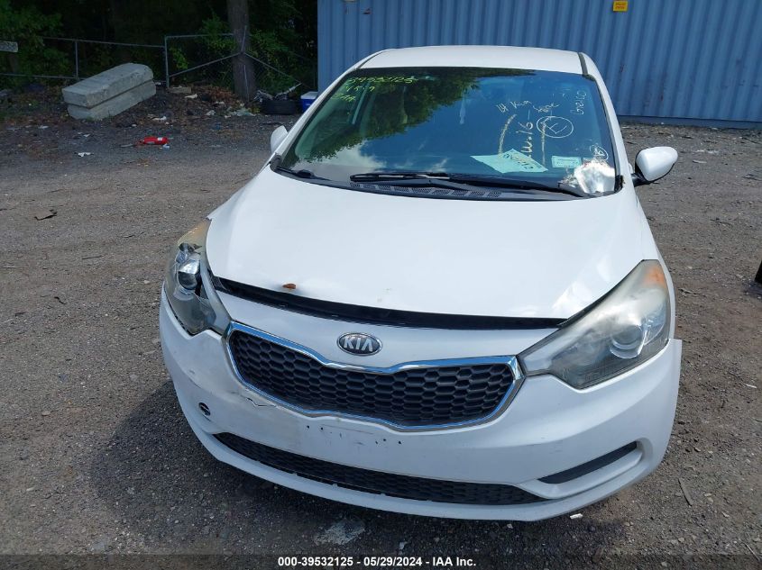 2014 Kia Forte Lx VIN: KNAFK4A66E5072228 Lot: 39532125