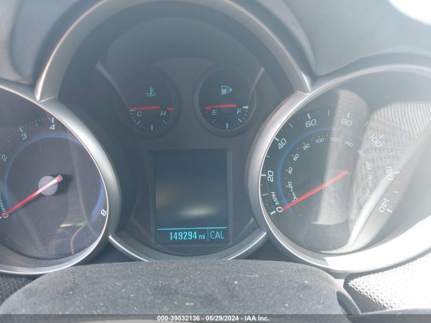 2014 Chevrolet Cruze 1Lt Manual VIN: 1G1PD5SB2E7371392 Lot: 39532136