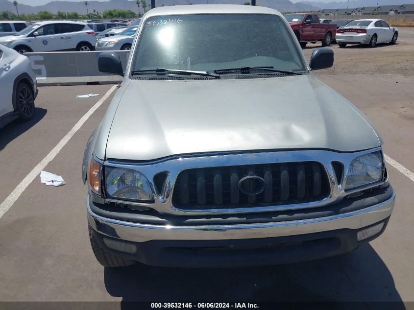 2001 Toyota Tacoma Prerunner V6 VIN: 5TESN92N41Z854501 Lot: 39532146