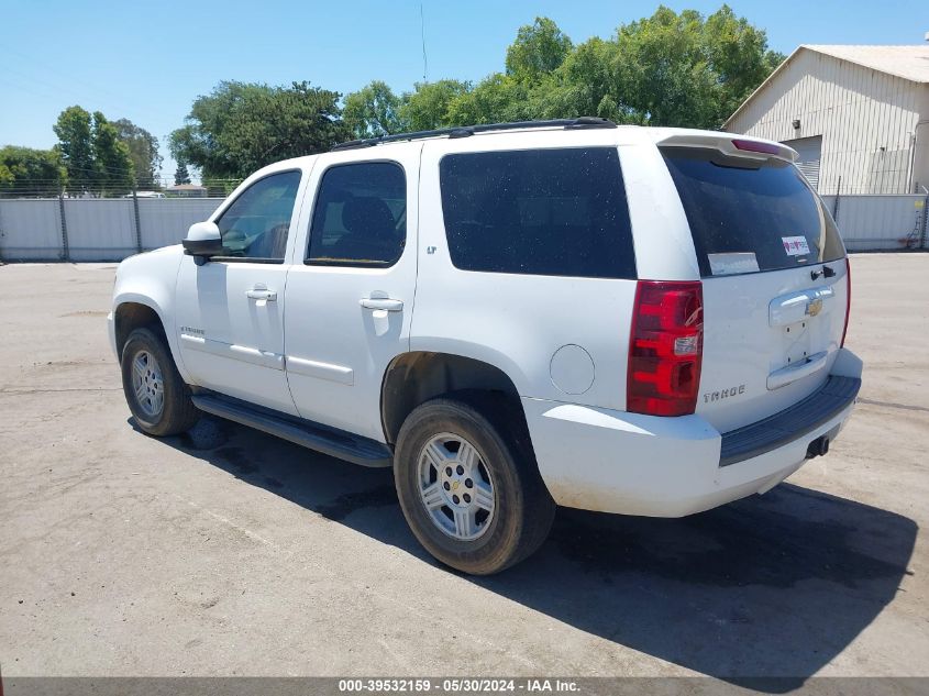 2007 Chevrolet Tahoe Lt VIN: 1GNFK13087R209148 Lot: 39532159