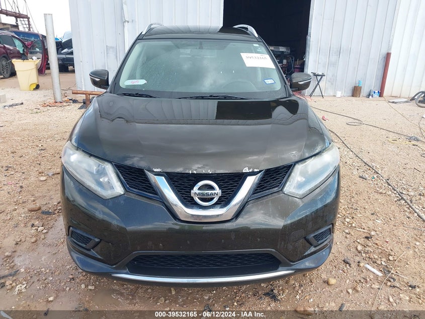 2015 Nissan Rogue Sv VIN: KNMAT2MV3FP515796 Lot: 39532165