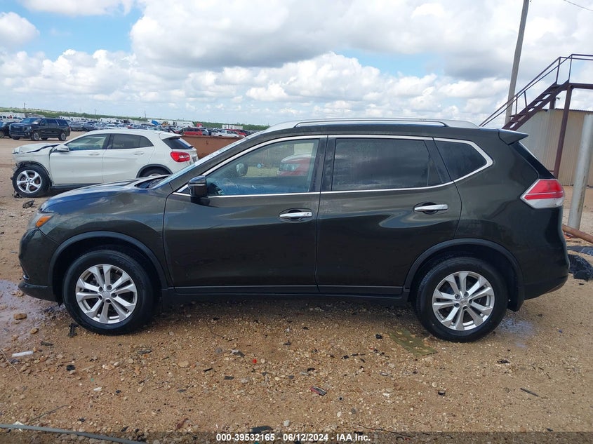 2015 Nissan Rogue Sv VIN: KNMAT2MV3FP515796 Lot: 39532165