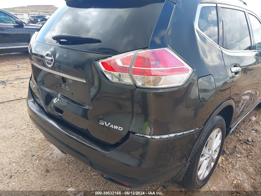 2015 Nissan Rogue Sv VIN: KNMAT2MV3FP515796 Lot: 39532165