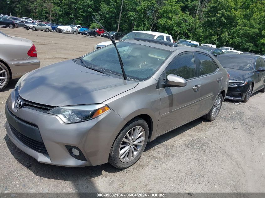 2014 Toyota Corolla Le Plus VIN: 5YFBURHE8EP101351 Lot: 39532184