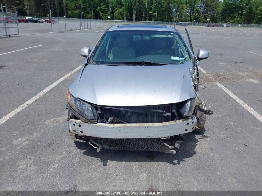 2012 Honda Civic Ex-L VIN: 19XFB2F98CE358951 Lot: 39532186