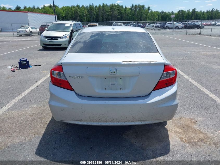 2012 Honda Civic Ex-L VIN: 19XFB2F98CE358951 Lot: 39532186