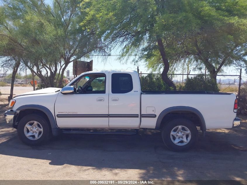 2000 Toyota Tundra Sr5 V8 VIN: 5TBRT3413YS050220 Lot: 39532191