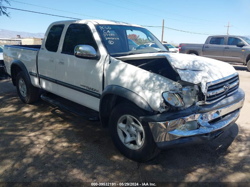 2000 Toyota Tundra Sr5 V8 VIN: 5TBRT3413YS050220 Lot: 39532191