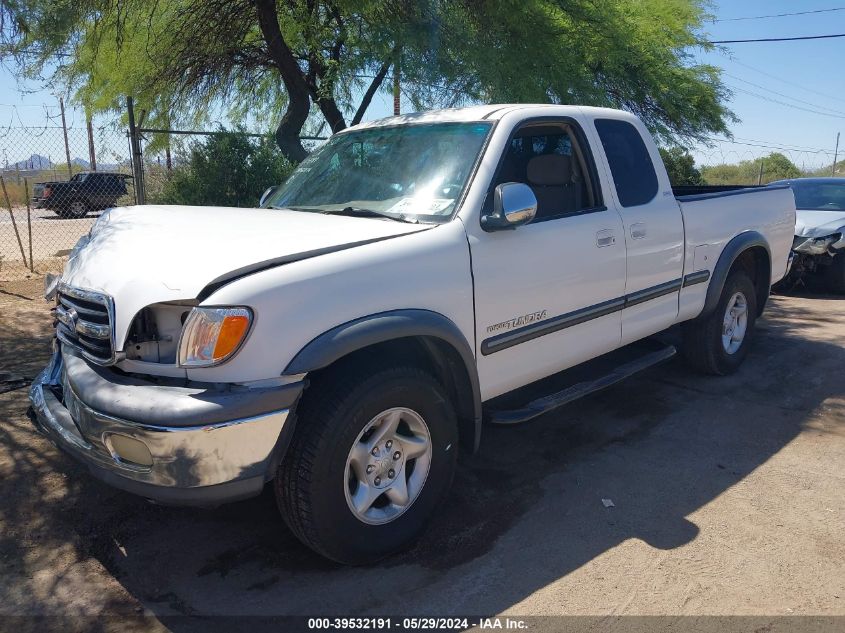 2000 Toyota Tundra Sr5 V8 VIN: 5TBRT3413YS050220 Lot: 39532191