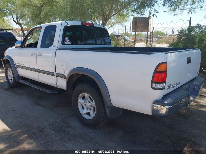 2000 Toyota Tundra Sr5 V8 VIN: 5TBRT3413YS050220 Lot: 39532191