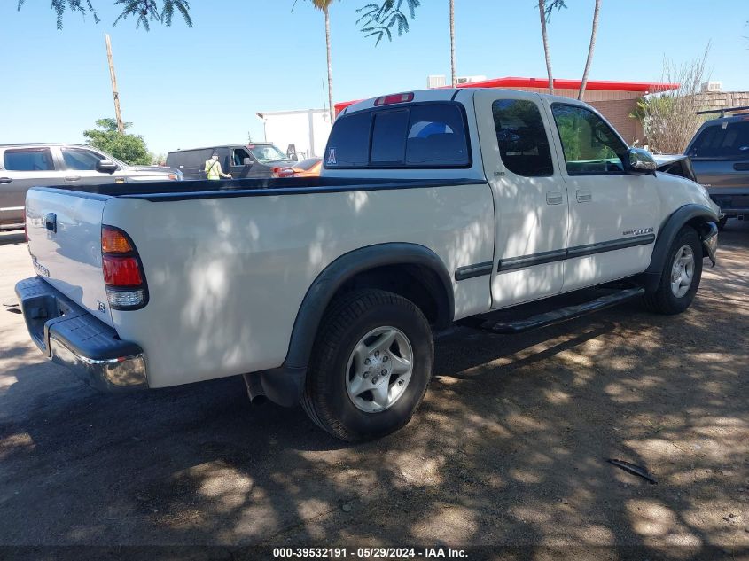 2000 Toyota Tundra Sr5 V8 VIN: 5TBRT3413YS050220 Lot: 39532191