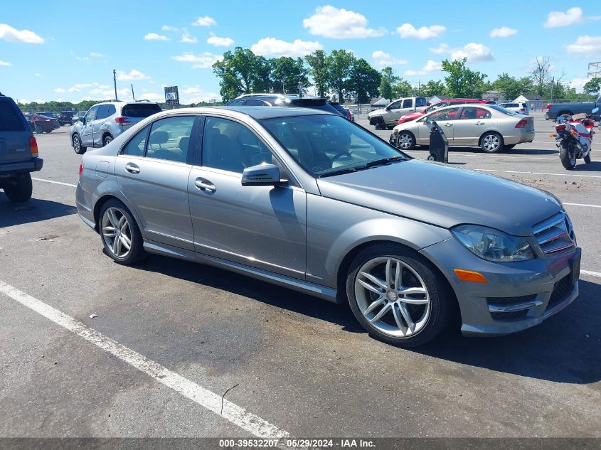 2012 Mercedes-Benz C 300 Luxury 4Matic/Sport 4Matic VIN: WDDGF8BB9CR238641 Lot: 39532207