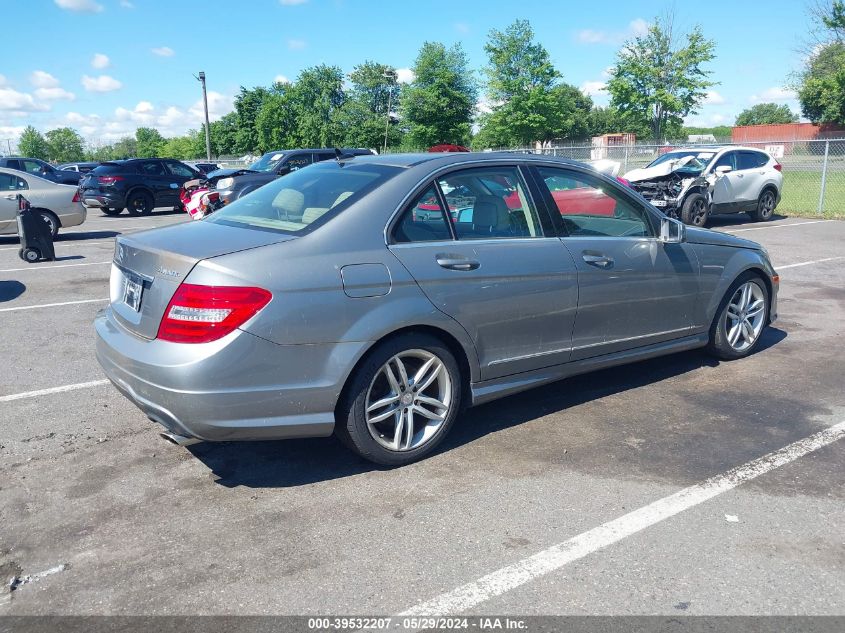 2012 Mercedes-Benz C 300 Luxury 4Matic/Sport 4Matic VIN: WDDGF8BB9CR238641 Lot: 39532207