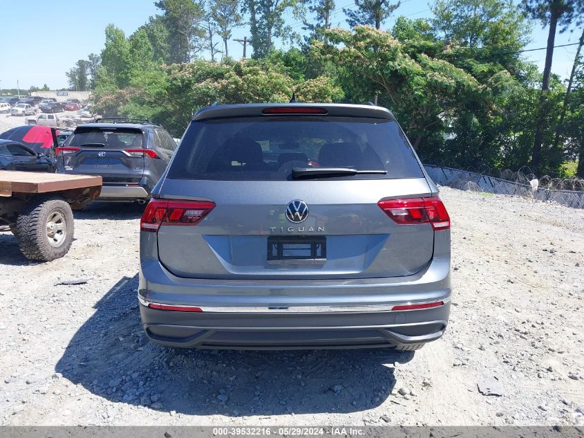 2023 Volkswagen Tiguan 2.0T S VIN: 3VVRB7AX2PM016201 Lot: 39532216