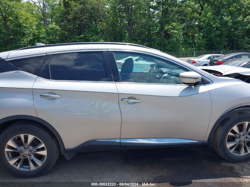 2018 Nissan Murano Sv VIN: 5N1AZ2MH2JN131274 Lot: 39532223