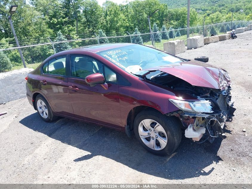 2015 Honda Civic Ex VIN: 19XFB2F8XFE240198 Lot: 39532224