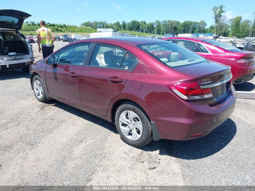 2015 Honda Civic Ex VIN: 19XFB2F8XFE240198 Lot: 39532224