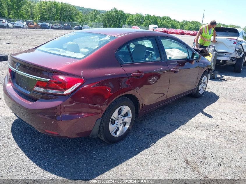 2015 Honda Civic Ex VIN: 19XFB2F8XFE240198 Lot: 39532224