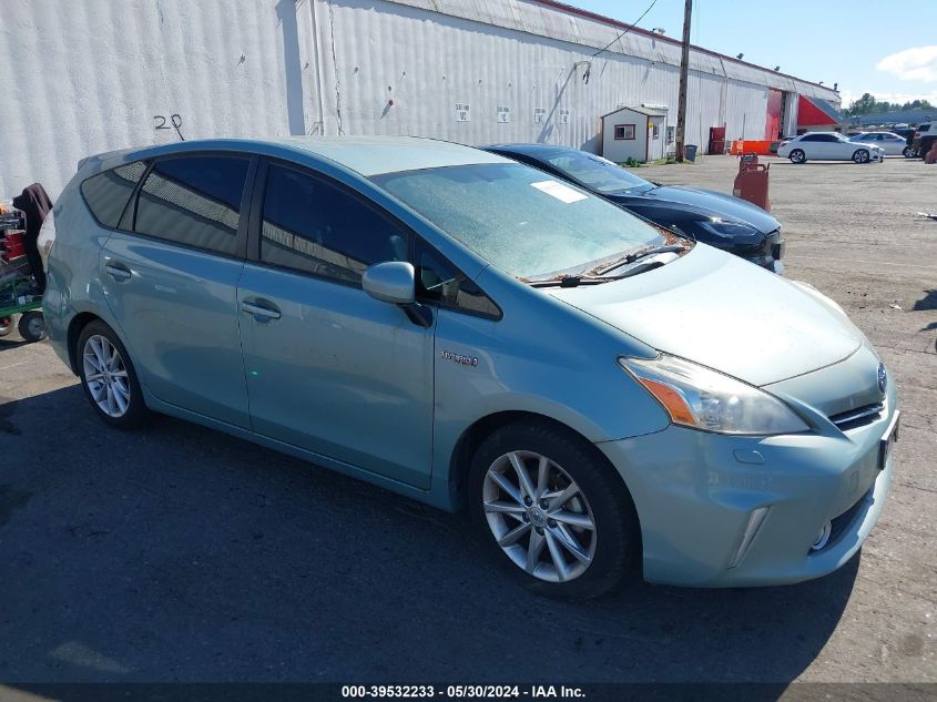 2013 Toyota Prius V Five VIN: JTDZN3EU3D3274383 Lot: 39532233