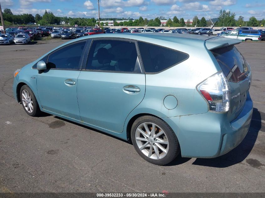 2013 Toyota Prius V Five VIN: JTDZN3EU3D3274383 Lot: 39532233