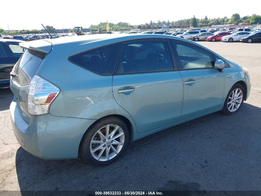 2013 Toyota Prius V Five VIN: JTDZN3EU3D3274383 Lot: 39532233