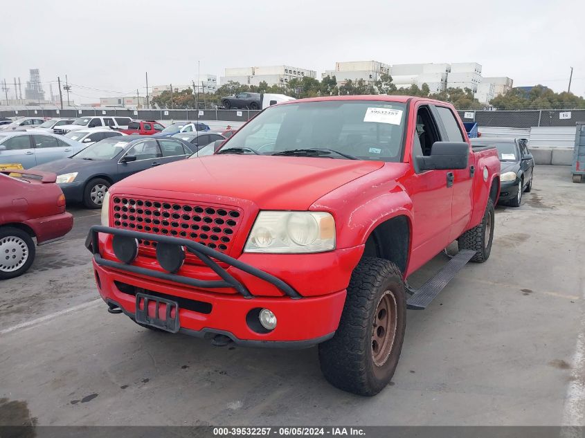 2006 Ford F150 Supercrew VIN: 1FTPW14546KD83656 Lot: 39532257