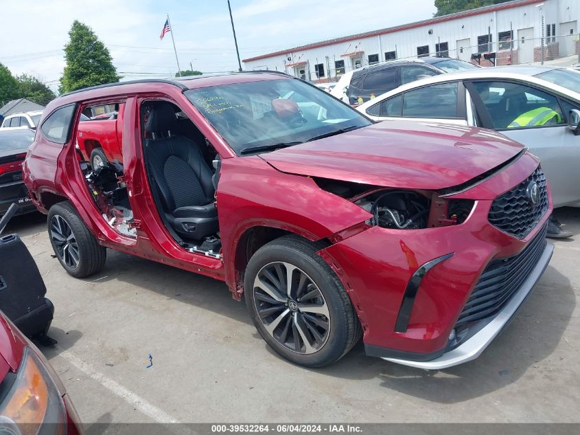 2022 Toyota Highlander Xse VIN: 5TDLZRAH5NS140738 Lot: 39532264