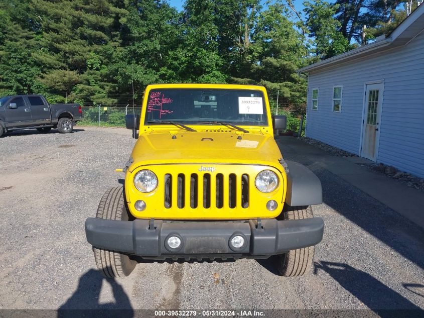 2015 Jeep Wrangler Sport VIN: 1C4AJWAG7FL585389 Lot: 39532279