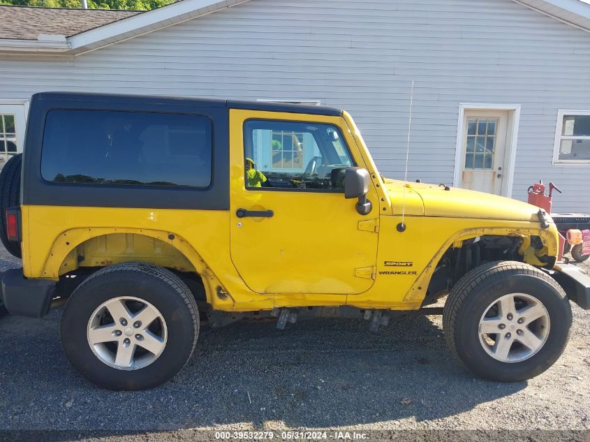 2015 Jeep Wrangler Sport VIN: 1C4AJWAG7FL585389 Lot: 39532279