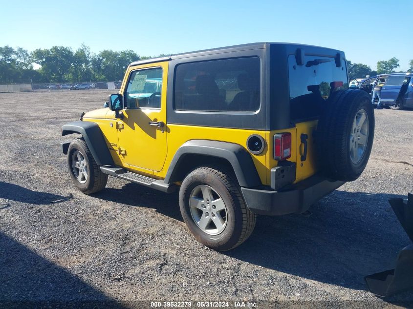 2015 Jeep Wrangler Sport VIN: 1C4AJWAG7FL585389 Lot: 39532279