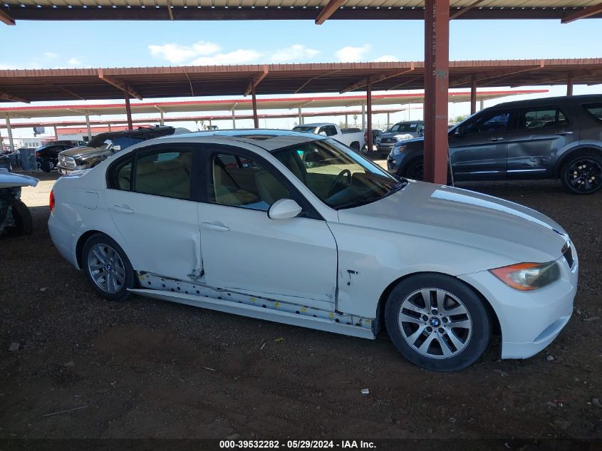 2006 BMW 325I VIN: WBAVB13596KX67904 Lot: 39532282