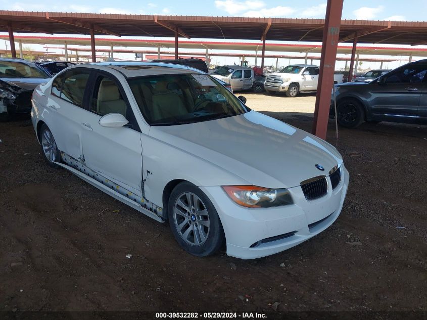 2006 BMW 325I VIN: WBAVB13596KX67904 Lot: 39532282