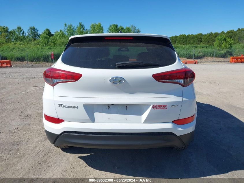 2018 Hyundai Tucson Se VIN: KM8J2CA42JU702814 Lot: 39532308