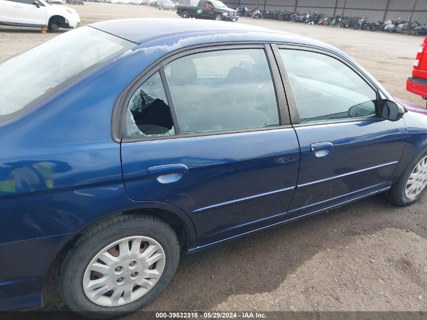 2004 Honda Civic Lx VIN: 2HGES15564H590184 Lot: 39532318