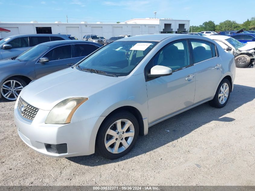 2007 Nissan Sentra 2.0S VIN: 3N1AB61E87L622311 Lot: 39532371