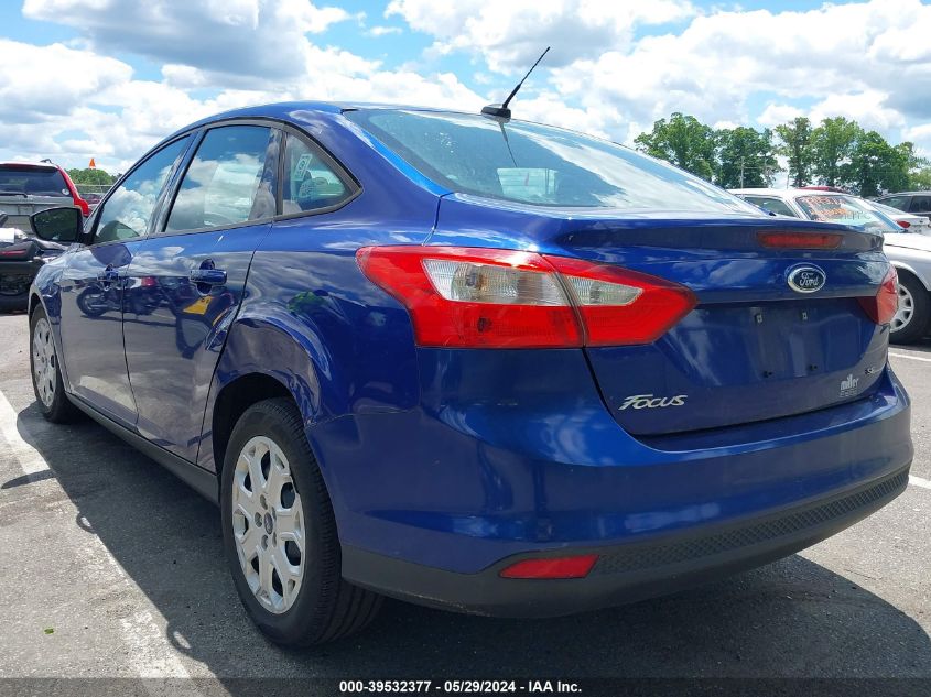 2012 Ford Focus Se VIN: 1FAHP3F21CL345894 Lot: 39532377