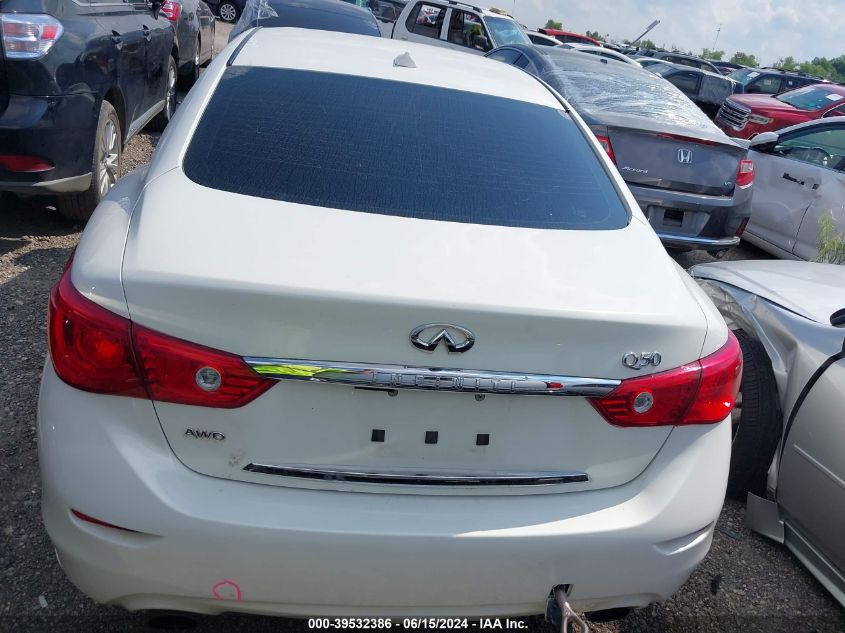 2015 Infiniti Q50 Premium VIN: JN1BV7AR4FM410451 Lot: 39532386
