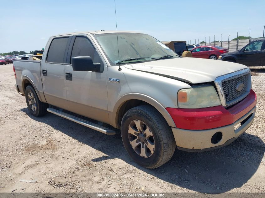 2006 Ford F-150 Lariat/Xlt VIN: 1FTPW12V96KD79704 Lot: 39532405