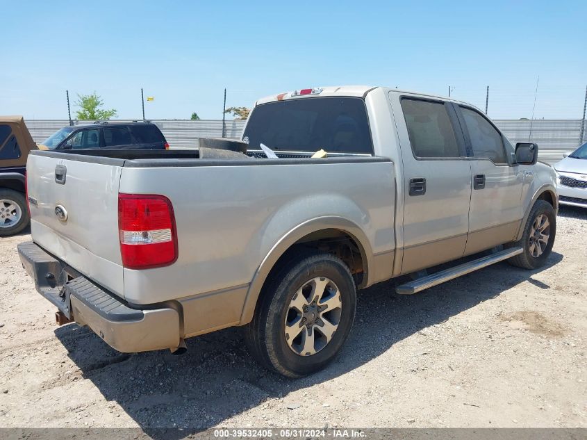 2006 Ford F-150 Lariat/Xlt VIN: 1FTPW12V96KD79704 Lot: 39532405