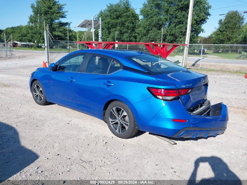 2023 Nissan Sentra Sv Xtronic Cvt VIN: 3N1AB8CVXPY248389 Lot: 39532429